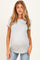 Heather Grey Basic Short Sleeve Maternity Top