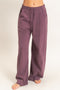 Purple Washed Barrel Sweatpants
