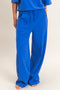 Royal Blue Washed Barrel Sweatpants
