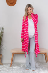 Grey Heathered Basic Maternity Lounge Pants