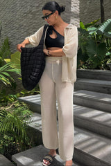 Black Cutout One Shoulder Bikini Set