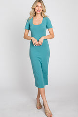 Jade Fitted Midi Dress