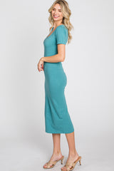 Jade Fitted Midi Dress