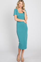 Jade Fitted Midi Dress