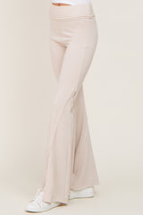 Taupe Terry Flare Lounge Pants