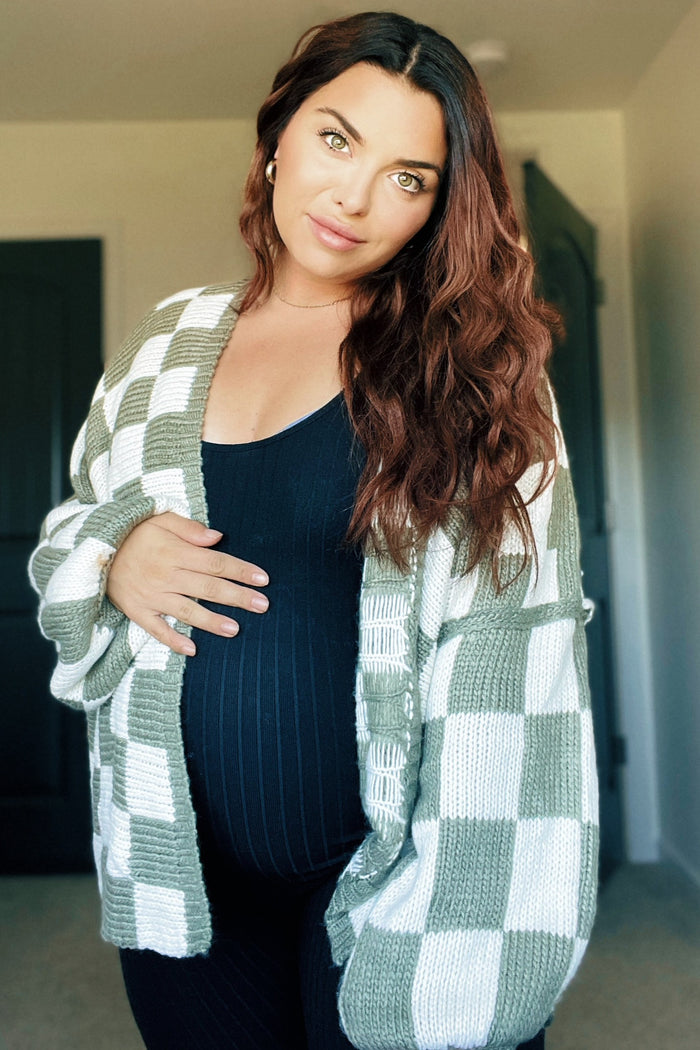 Black Ribbed Bodycon Maternity Jumpsuit