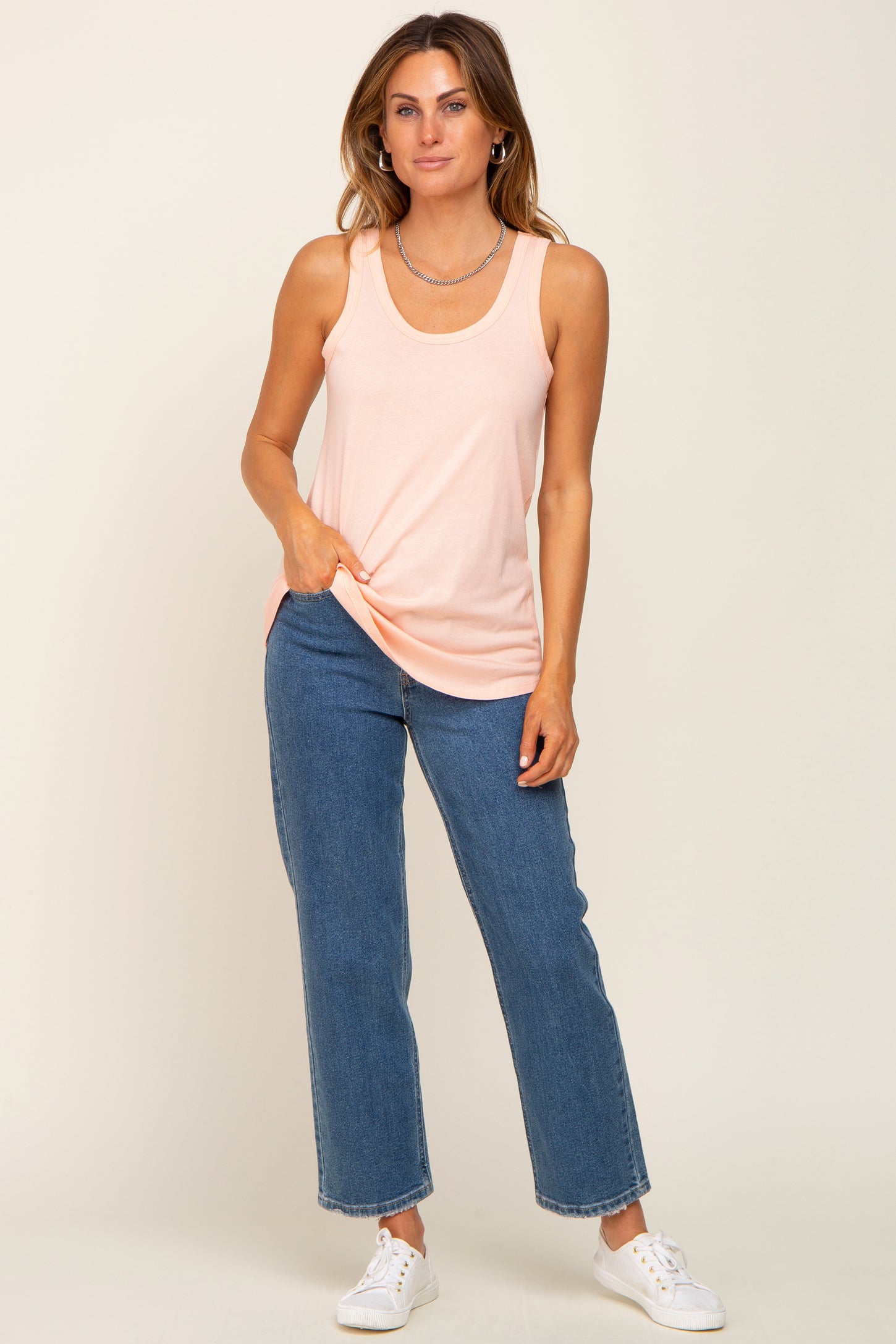 Light Peach Tank Top