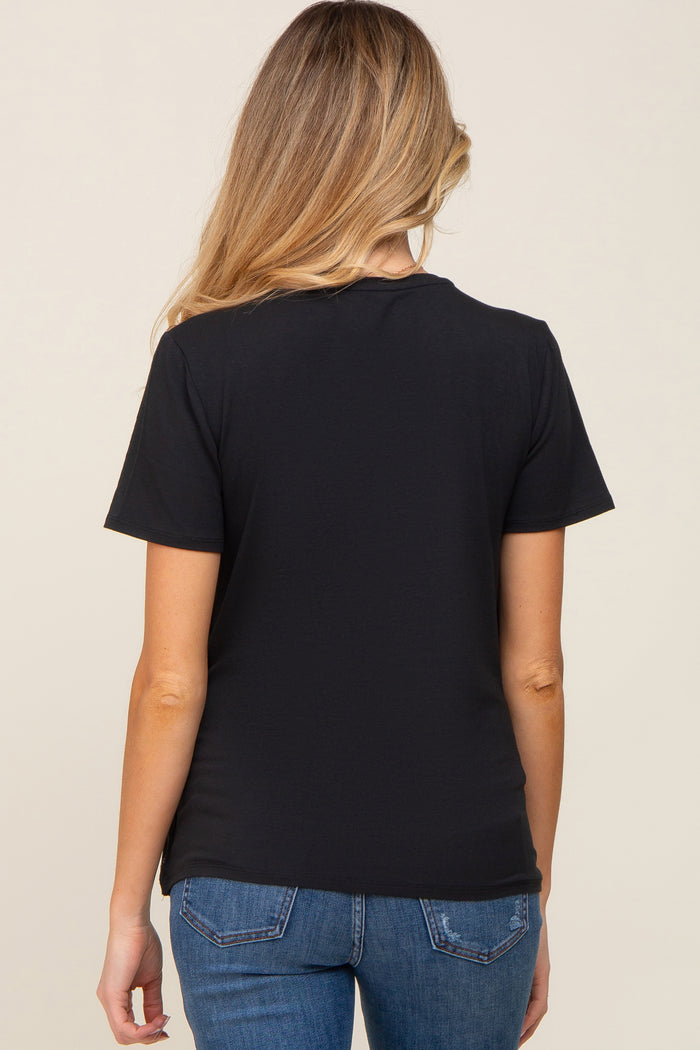 Black Bravado Designs Short Sleeve Nursing Top