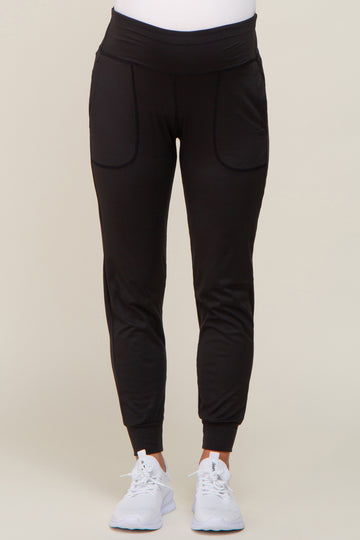 Black Maternity Joggers