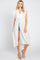 Cream Floral Ruffle Cover-Up