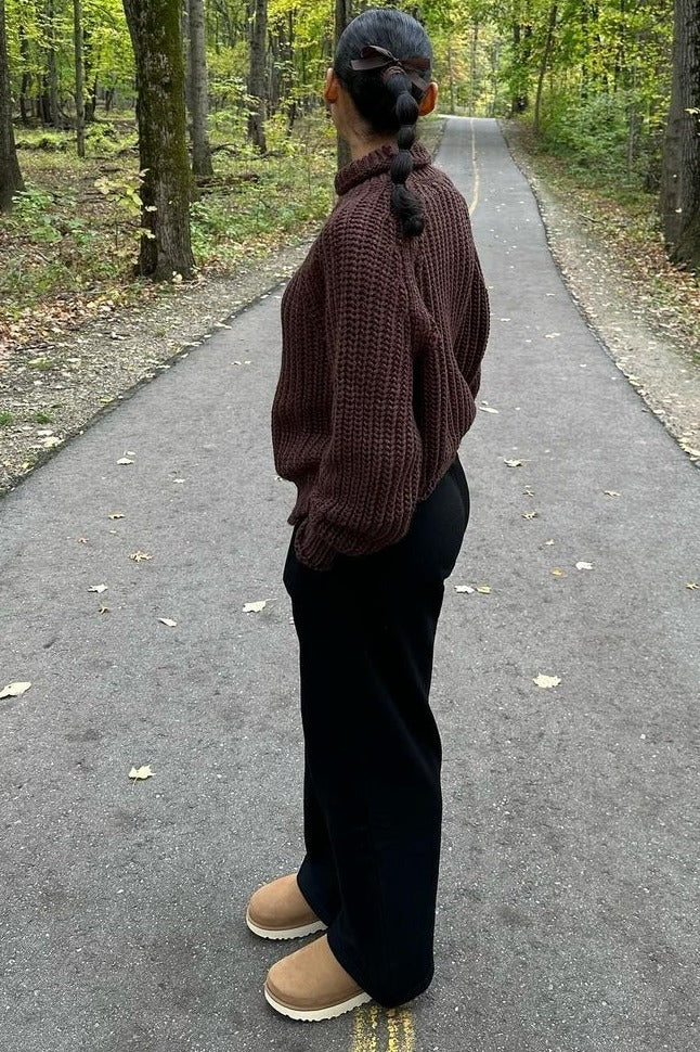 Black Wide Leg Joggers