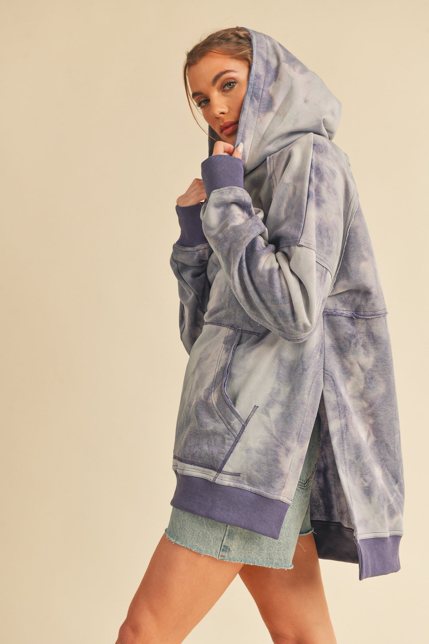 Lilac Tie Dye Hoodie
