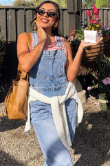 Blue Denim Front Pocket Overall