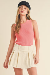 Pink Knit Tank