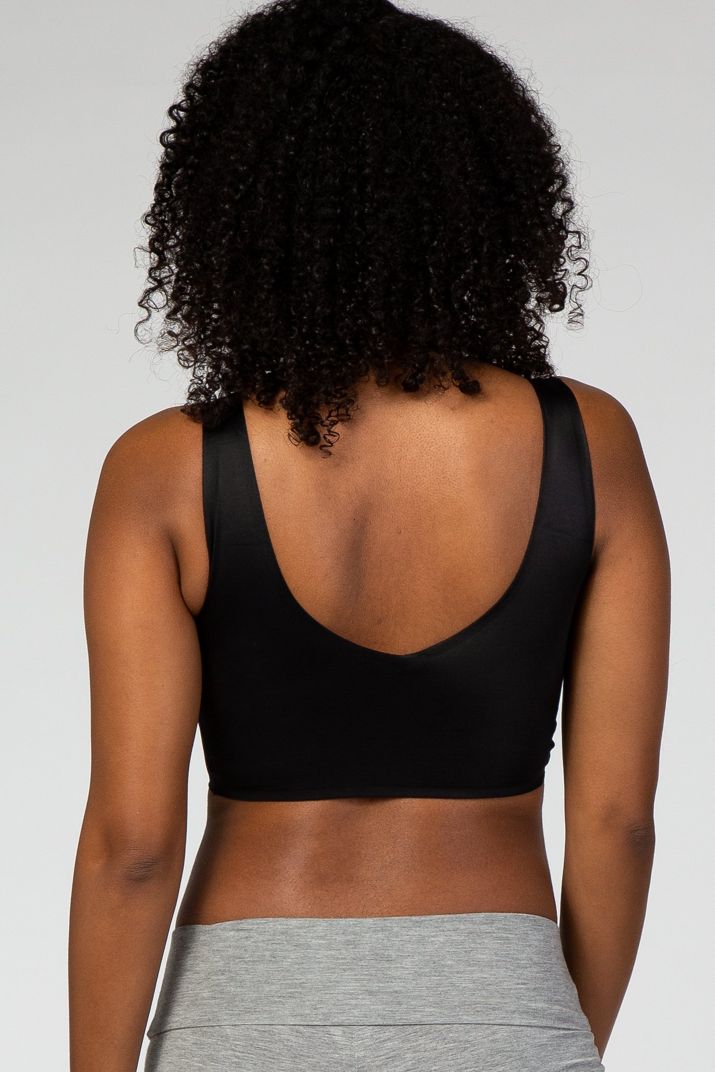 Black Seamless Maternity Bralette