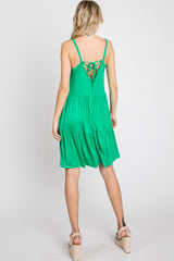 Green Tiered Tank Dress