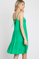 Green Tiered Tank Dress