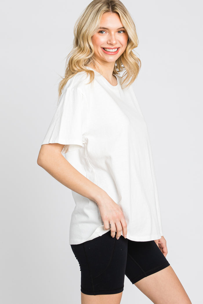 Ivory Basic T-Shirt