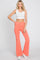 Coral Layered V-Front Leggings