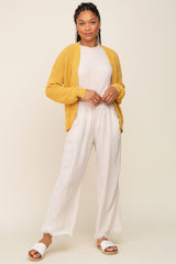 Yellow Cardigan