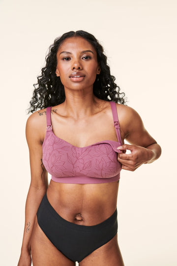 Bravado Berry Jacquard Intrigue Balconette Maternity & Nursing Bra