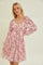 Dusty Mauve Baby Doll Mini Dress